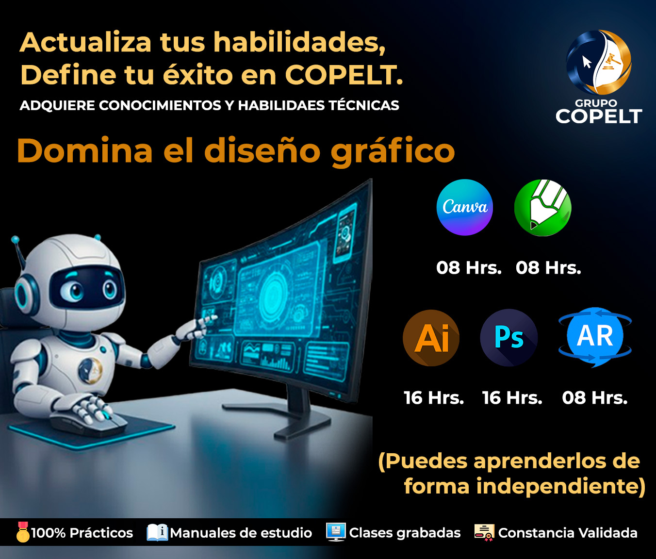 Diseñador gráfico trabajando