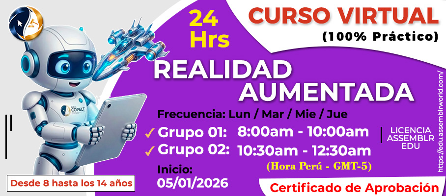 Promoción Maestros 3D y Realidad Aumentada con Assemblr EDU